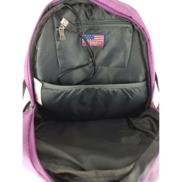 NEW OLYMPIA ADVENTURE TEAM WOODSMAN BACKPACK BOOKBAG 19" OUTDOOR DAYPACK - Picture 9 of 10
